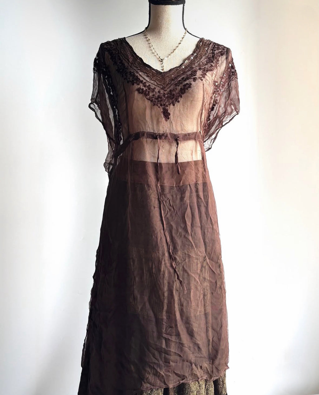 vintage mesh kaftan