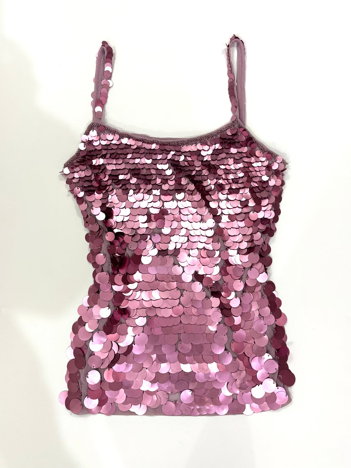 Bebo pink sequins top