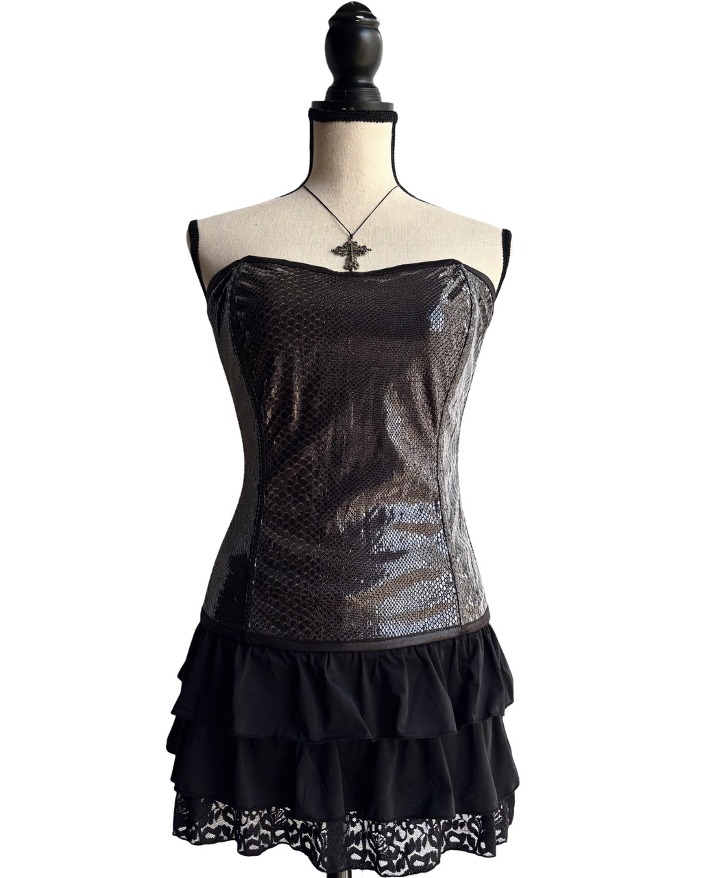 Y2k textured corset