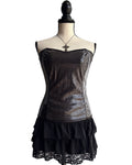 Y2k textured corset