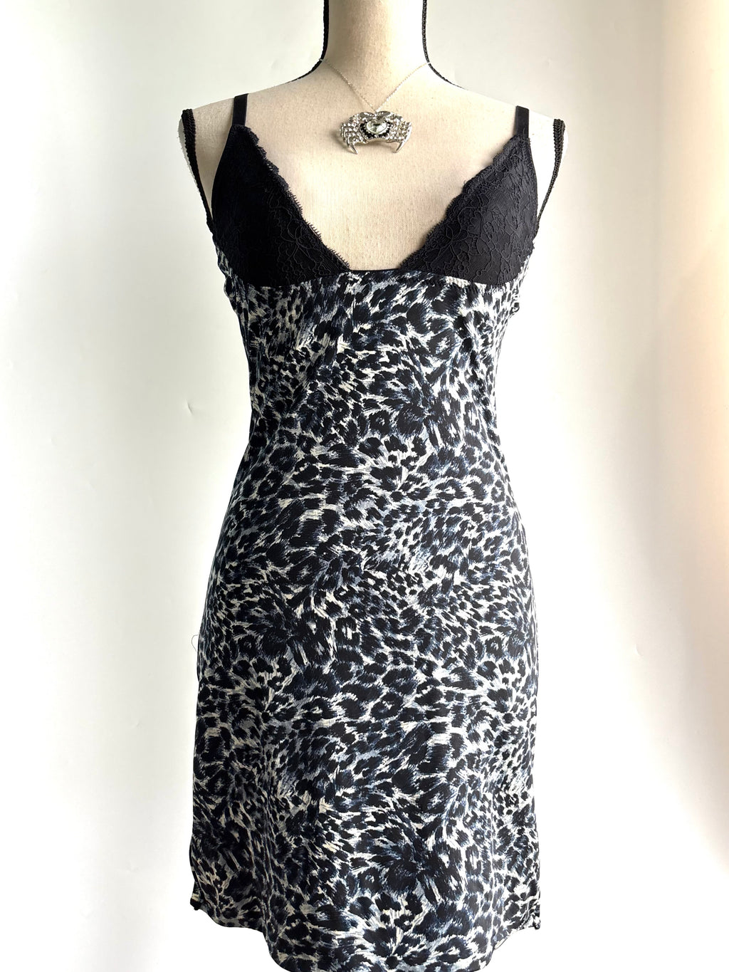 leopard fitted dress