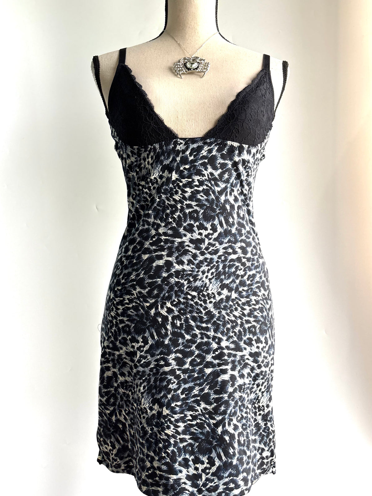 leopard fitted dress