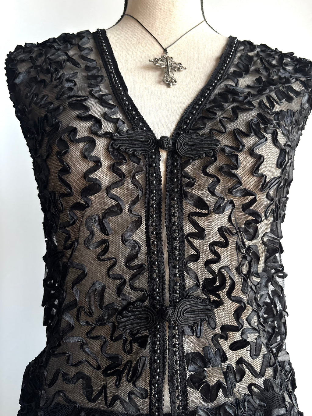 vintage mesh vest