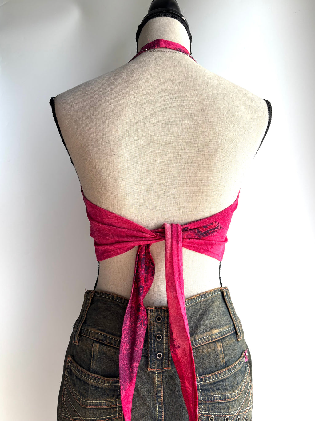 Desi backless top