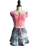 coquette core top