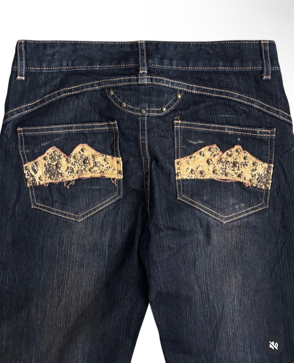 Y2k worked jeans