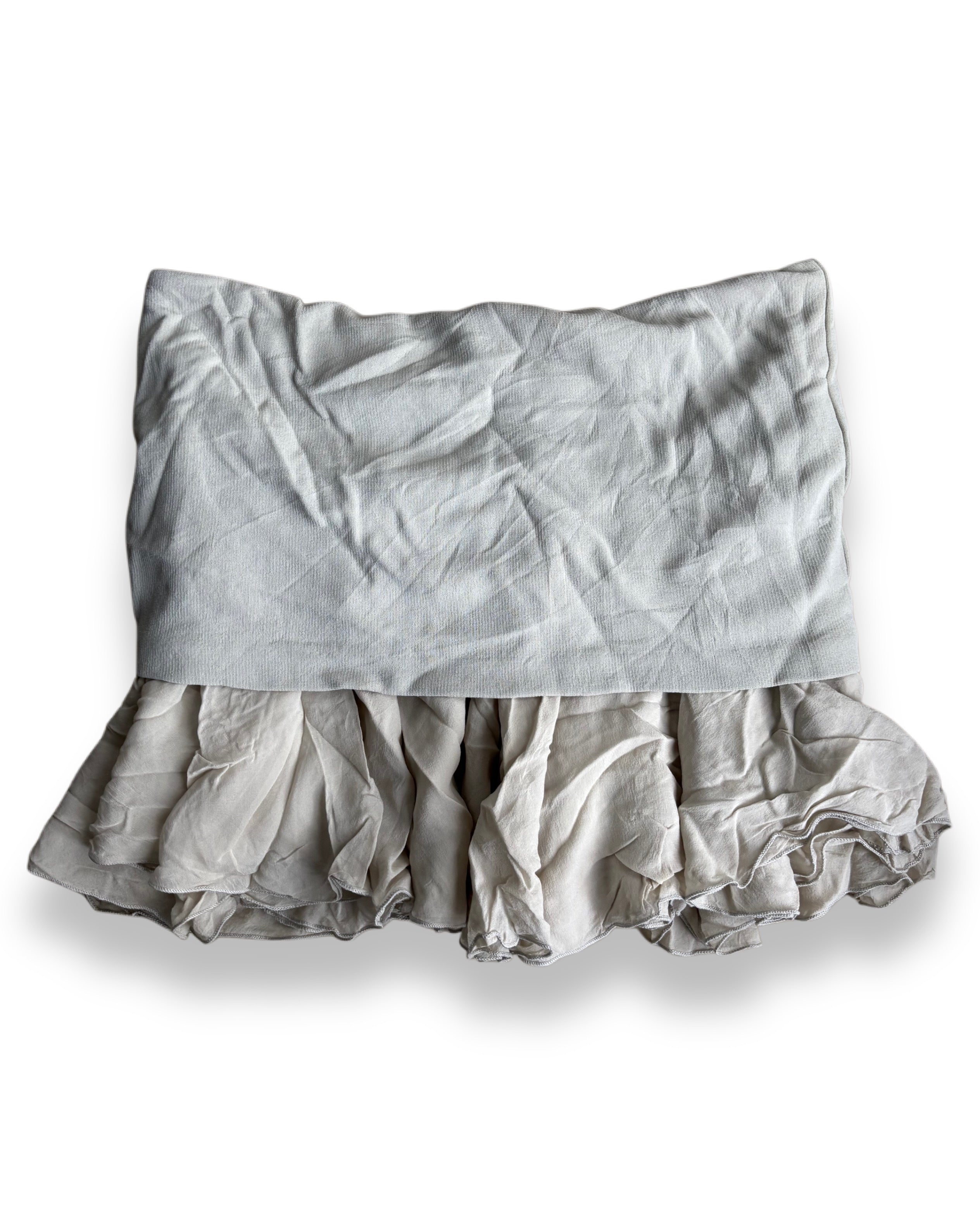 Micro ruffle skirt