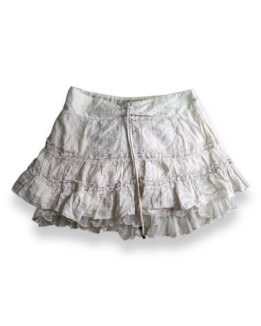 angel ruffle skirt