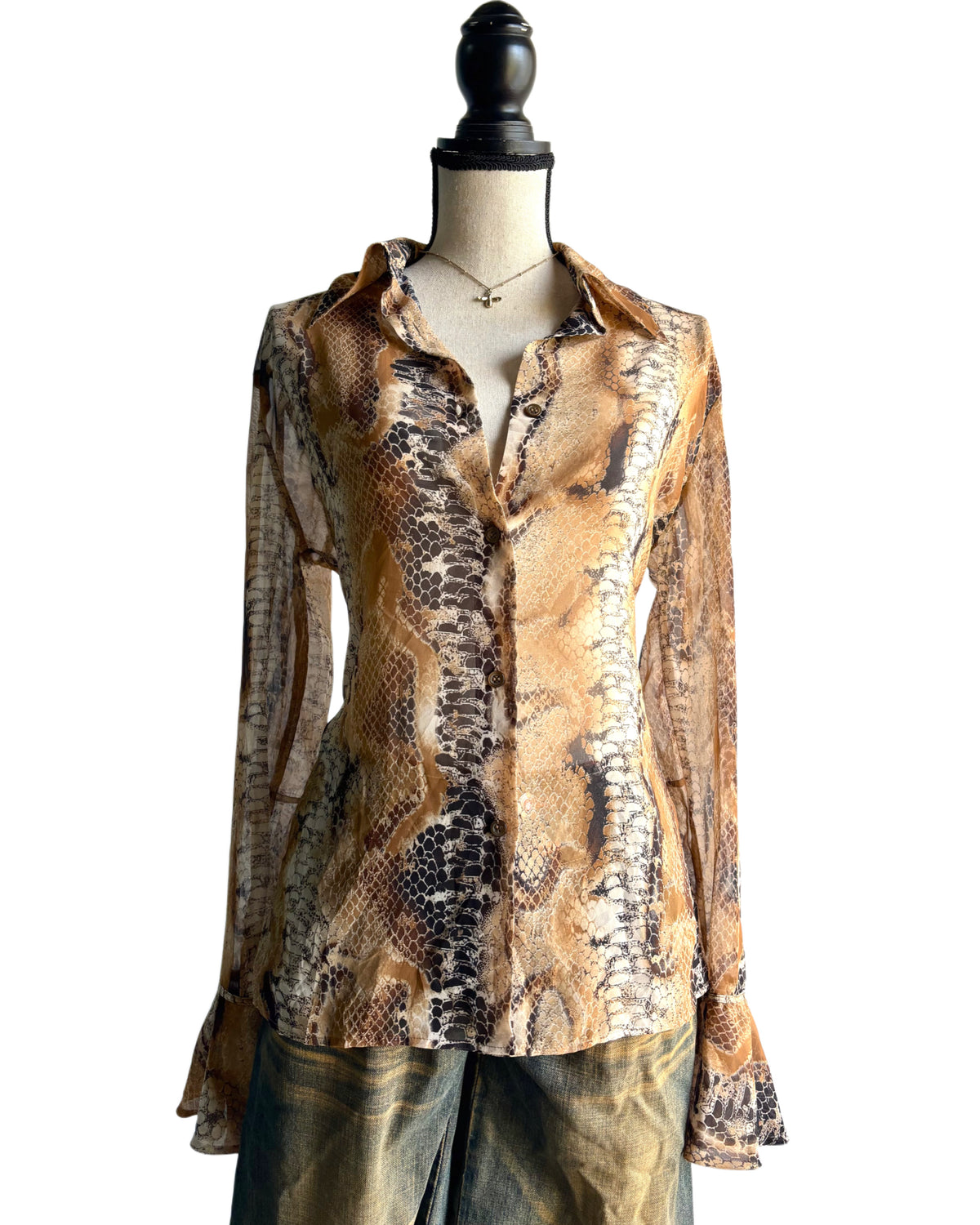 vintage mesh shirt