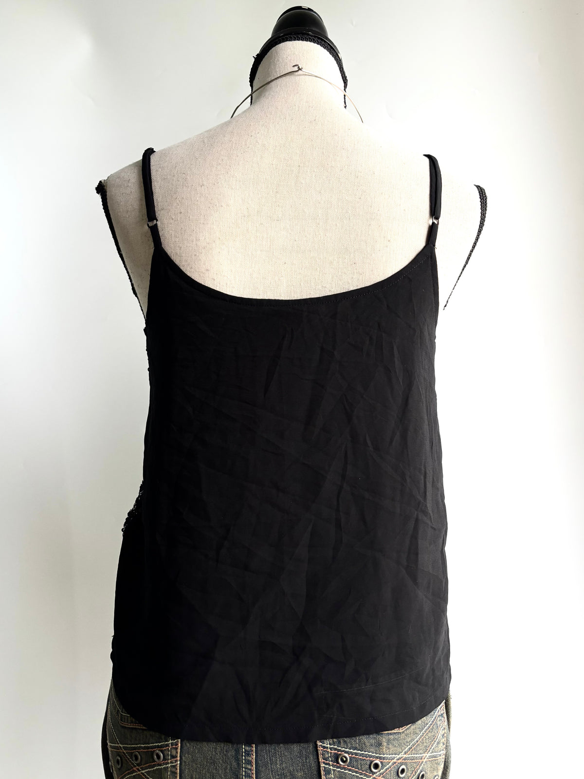 black sequins top
