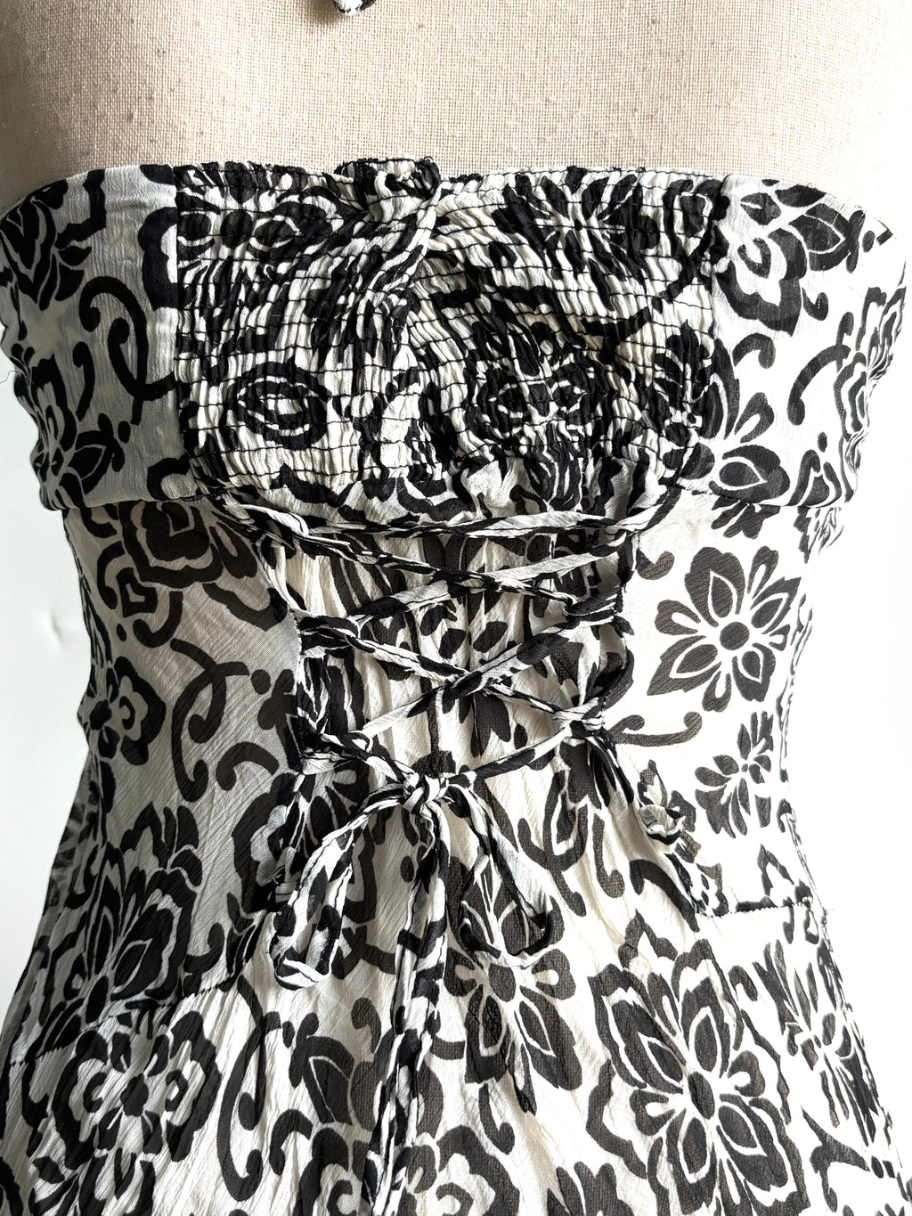 90s asymmetrical dress