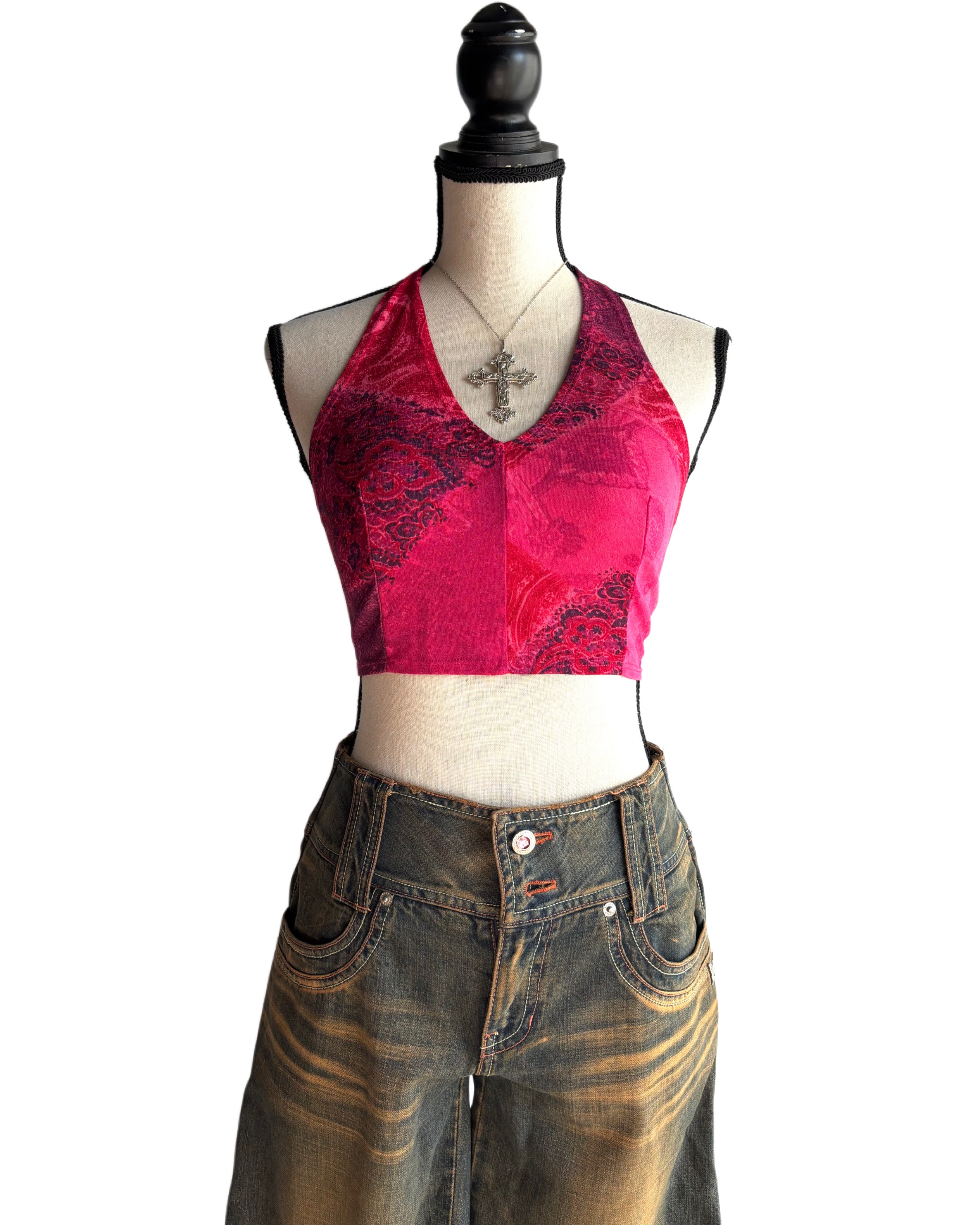 Desi backless top