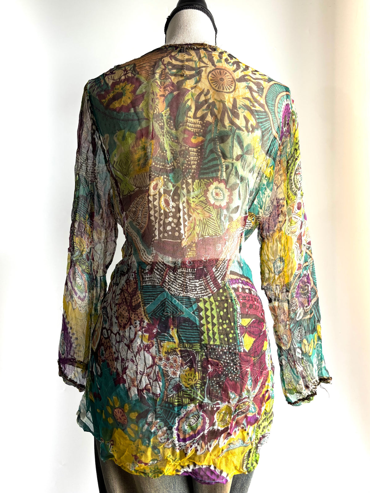 y2k mesh kurti