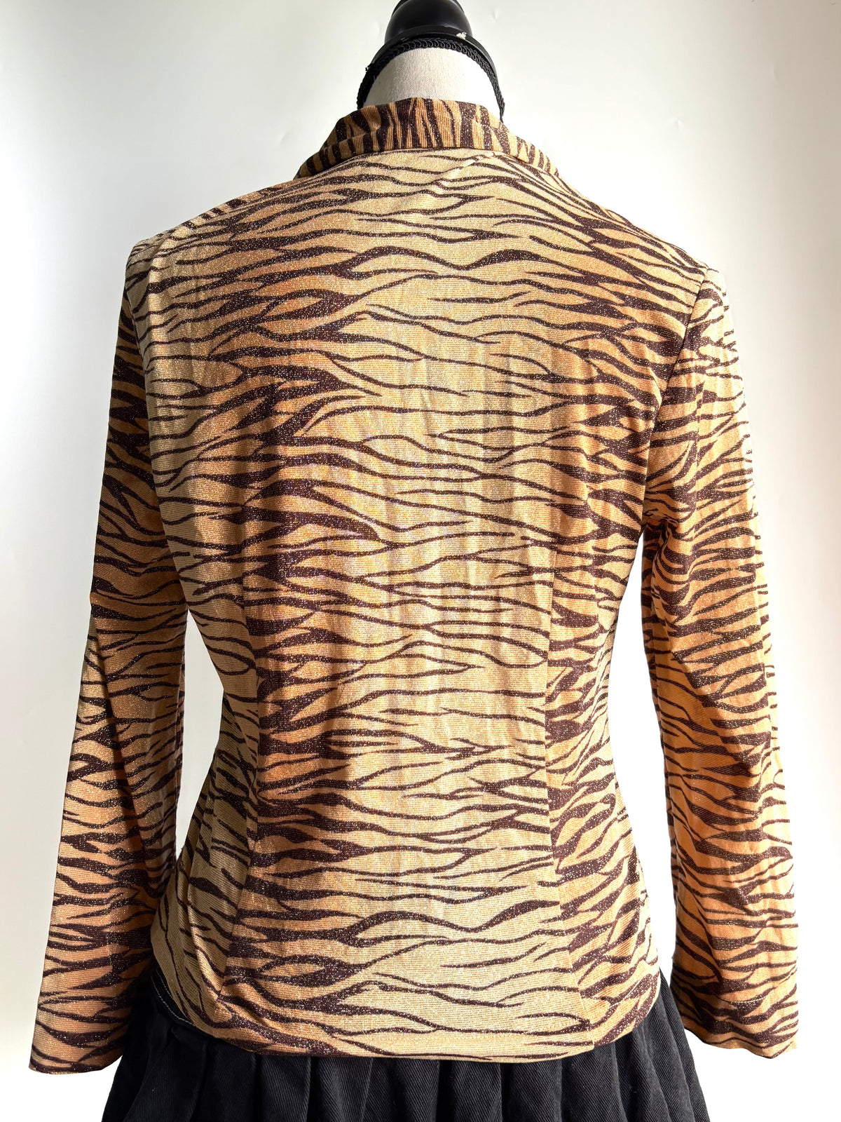 vintage animal print top
