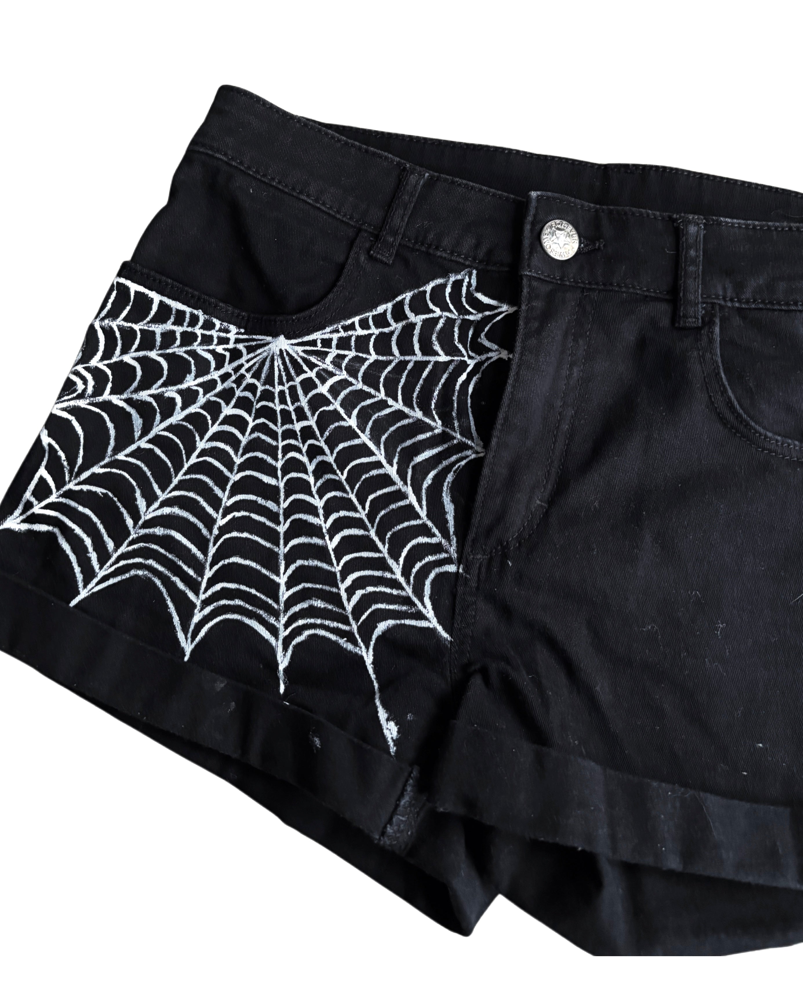 gothic style micro shorts