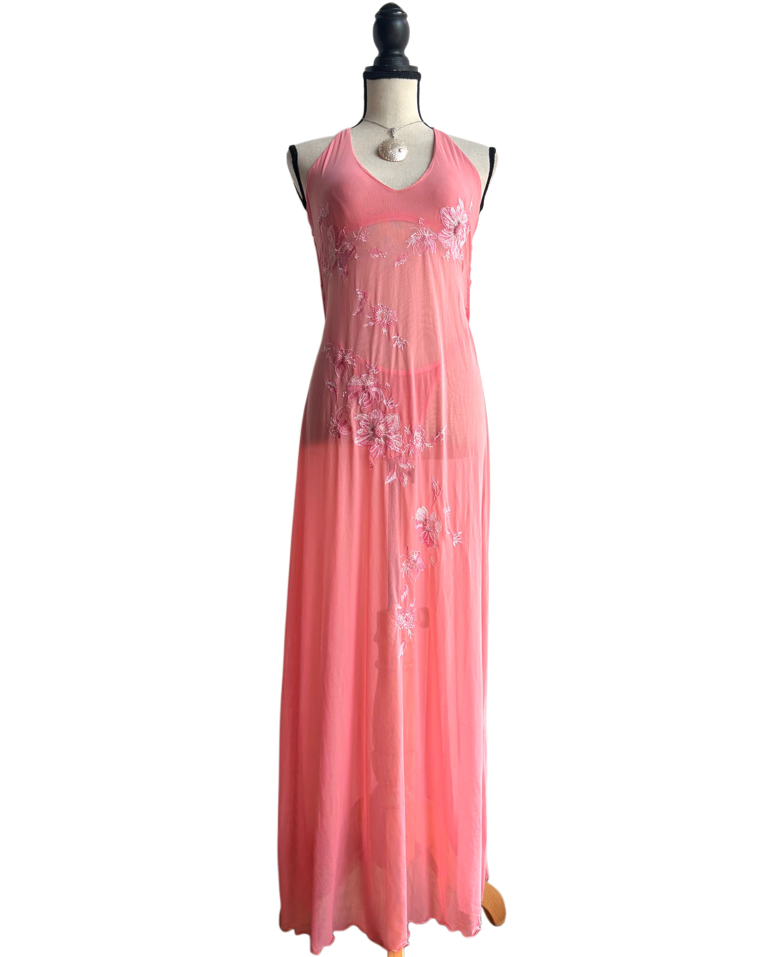 Vintage style mesh dress