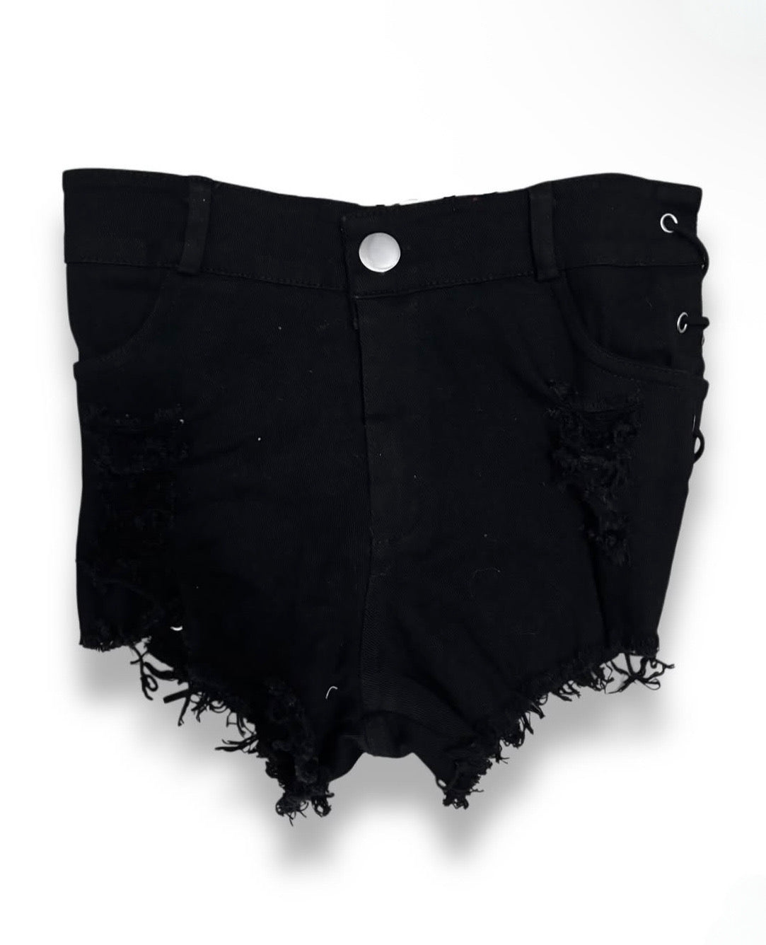 Micro cut out shorts