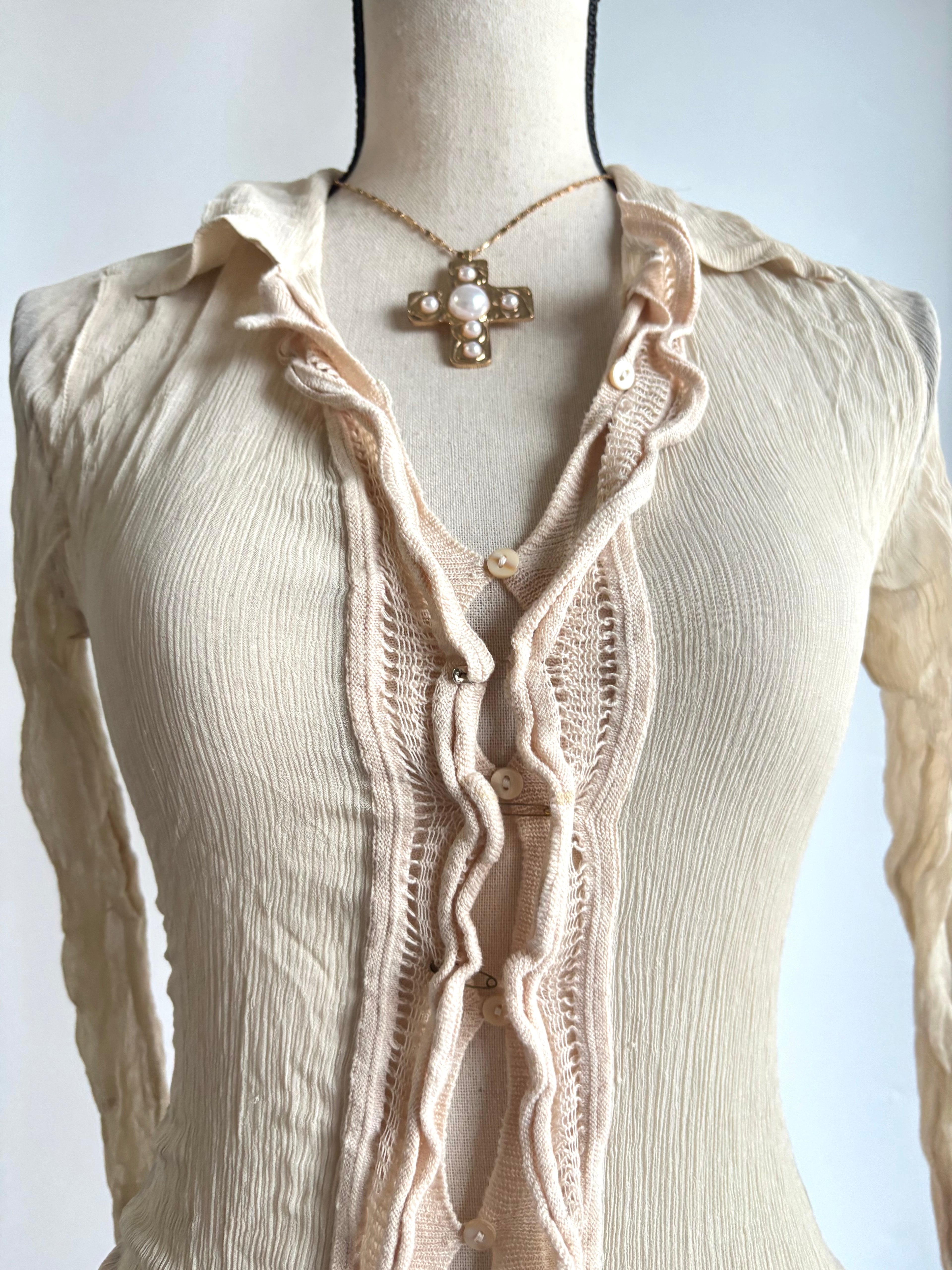 mesh fitted top