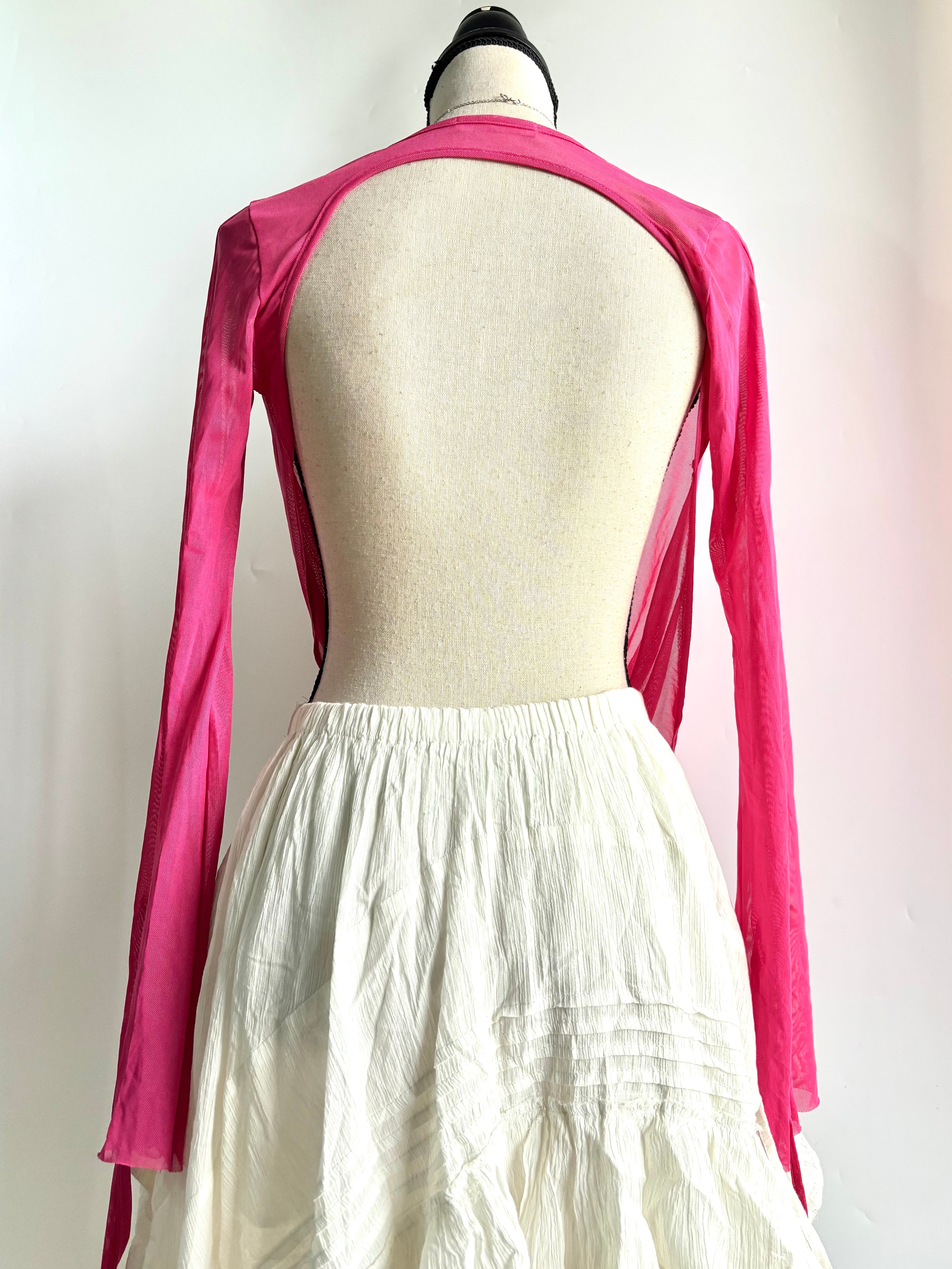 Y2k pink cover up