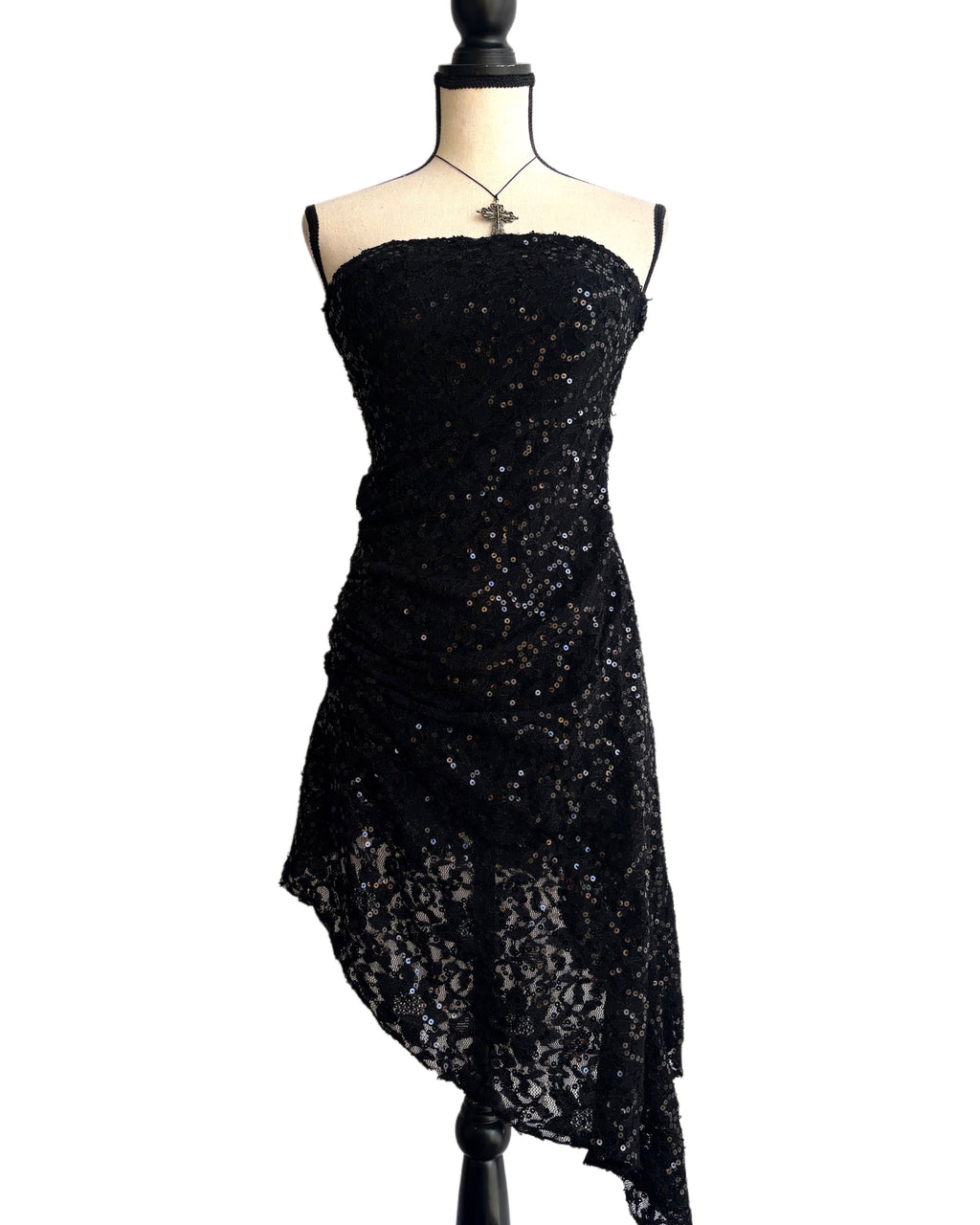Y2k asymmetrical dress