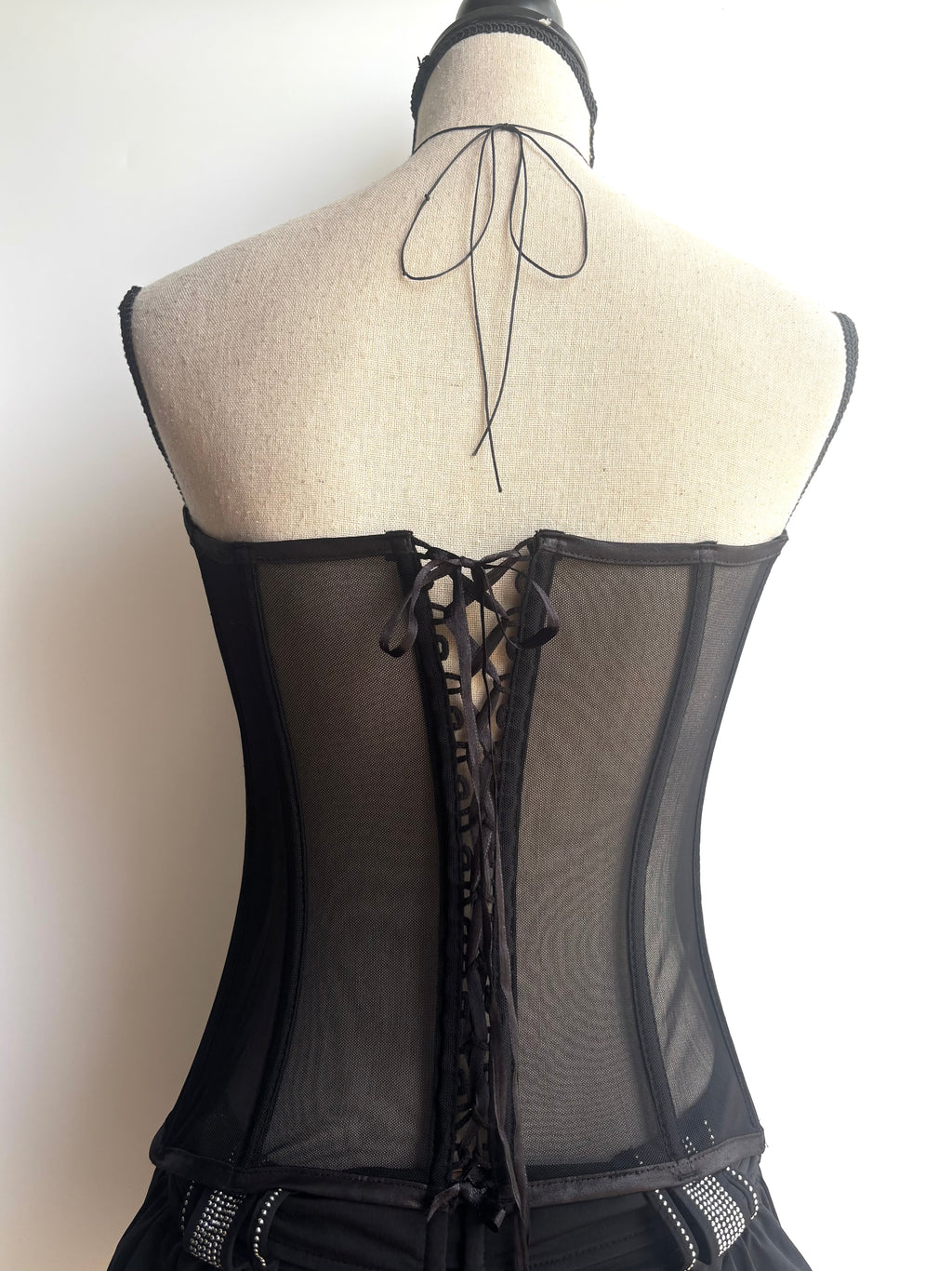 Y2k textured corset