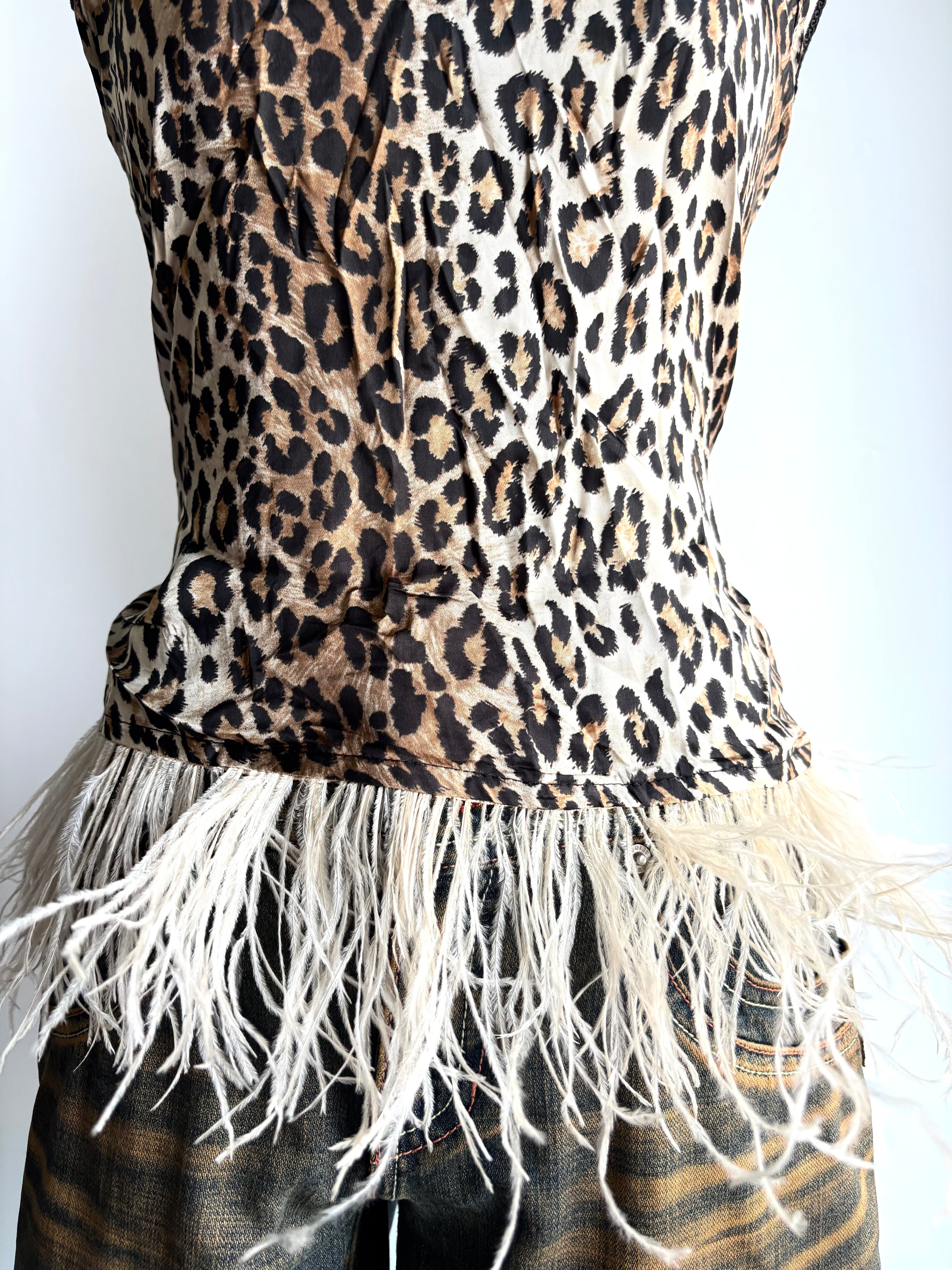 leopard print top