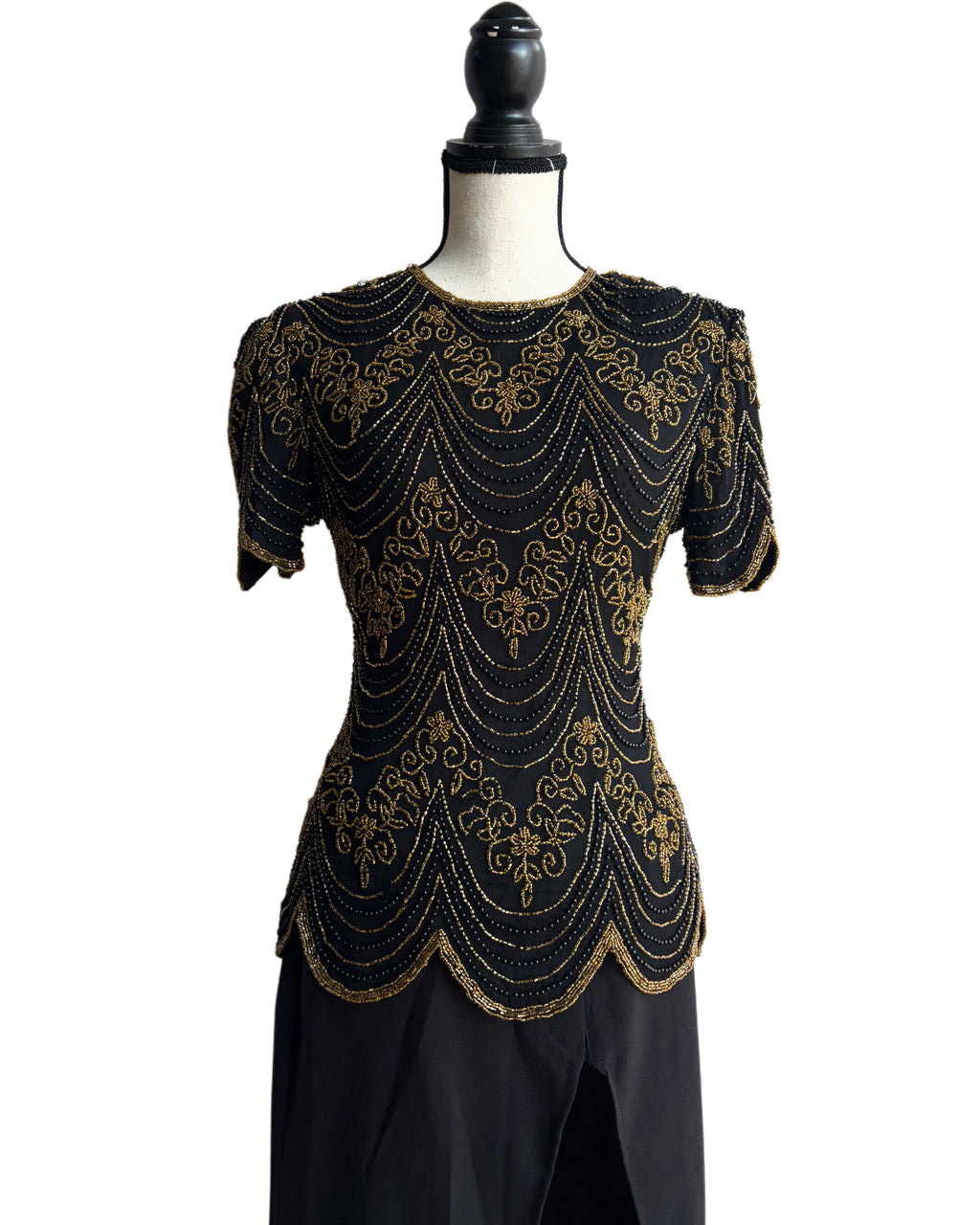 Vintage beaded top