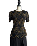 Vintage beaded top