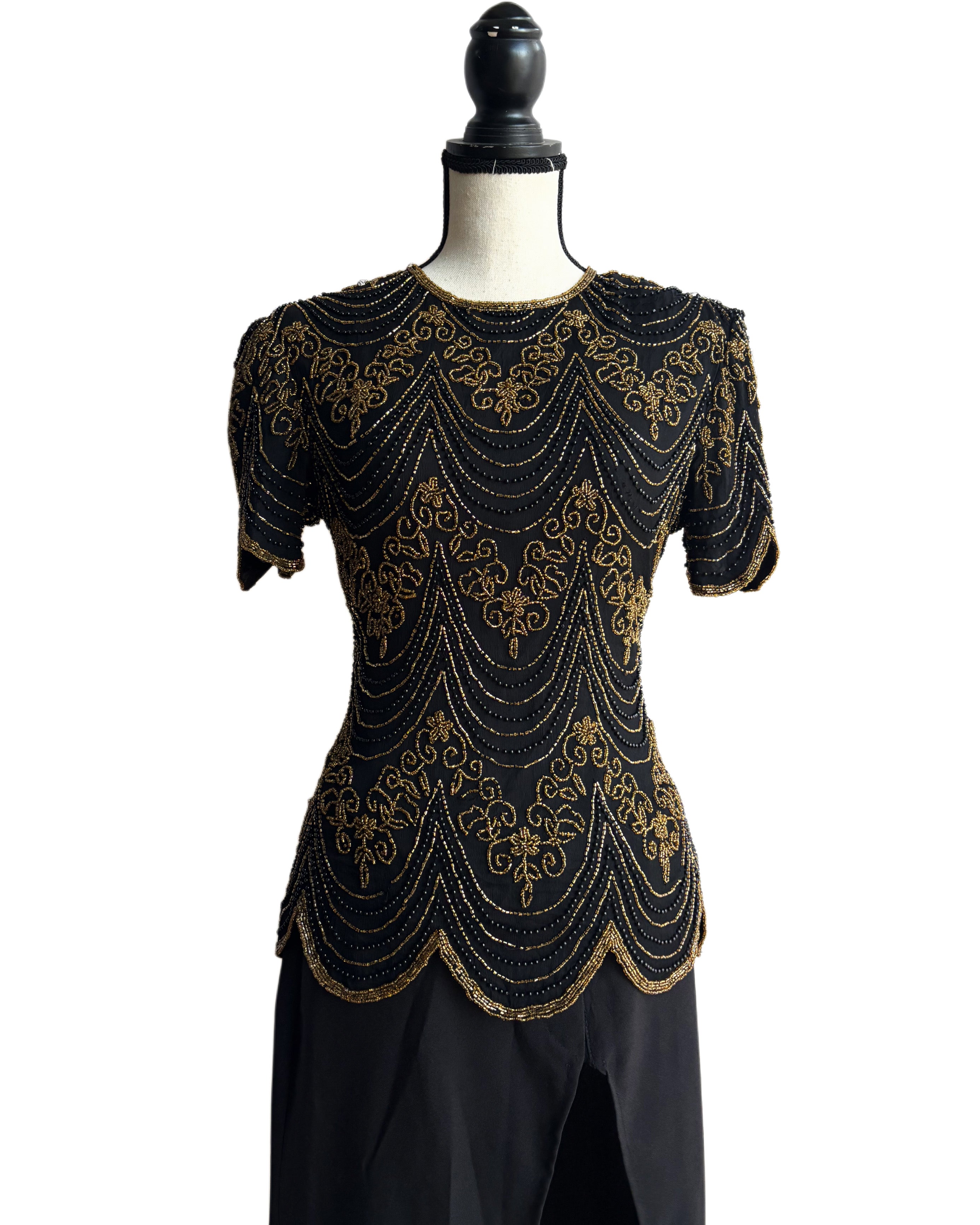 Vintage beaded top