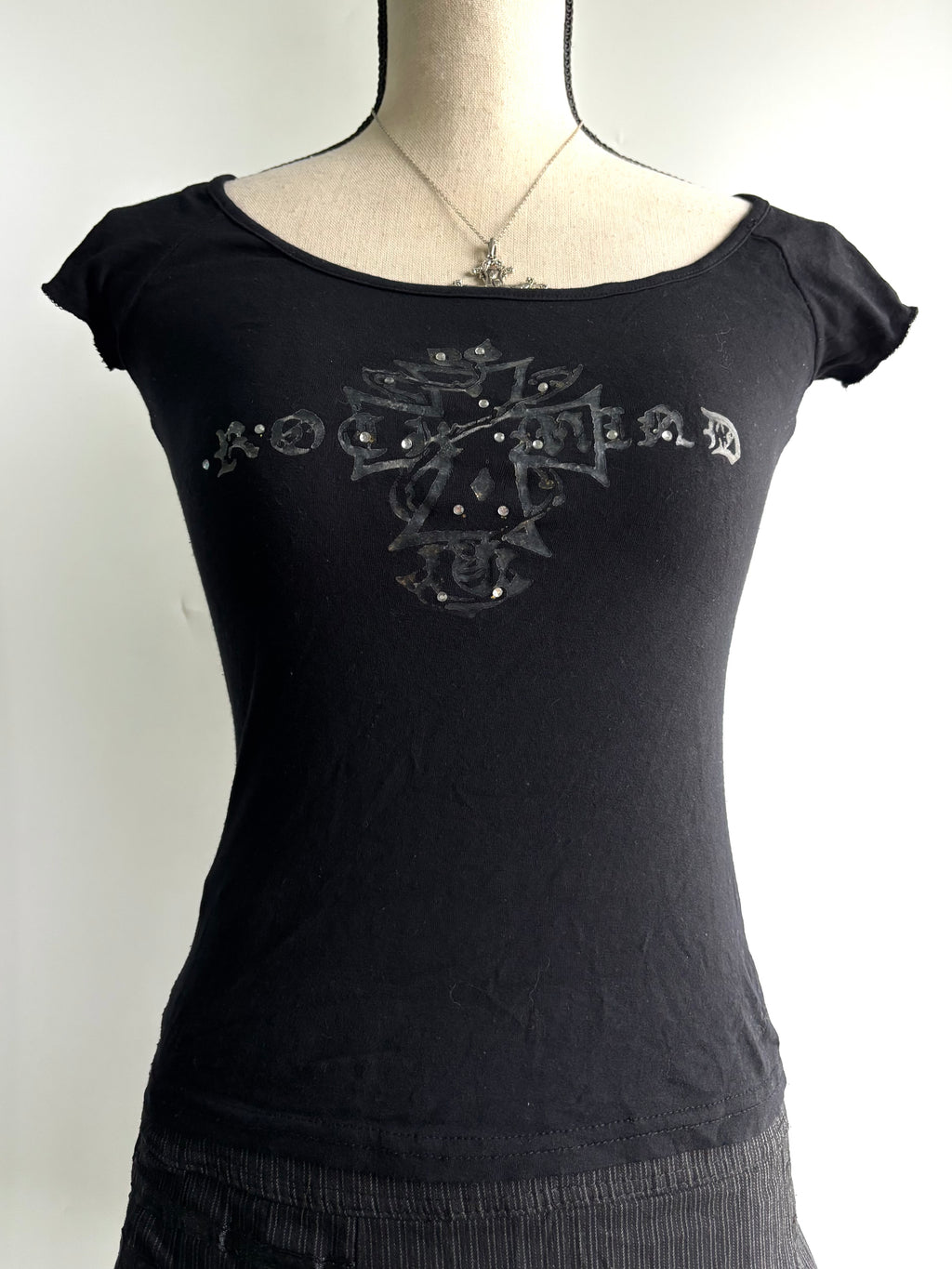 grunge fitted top