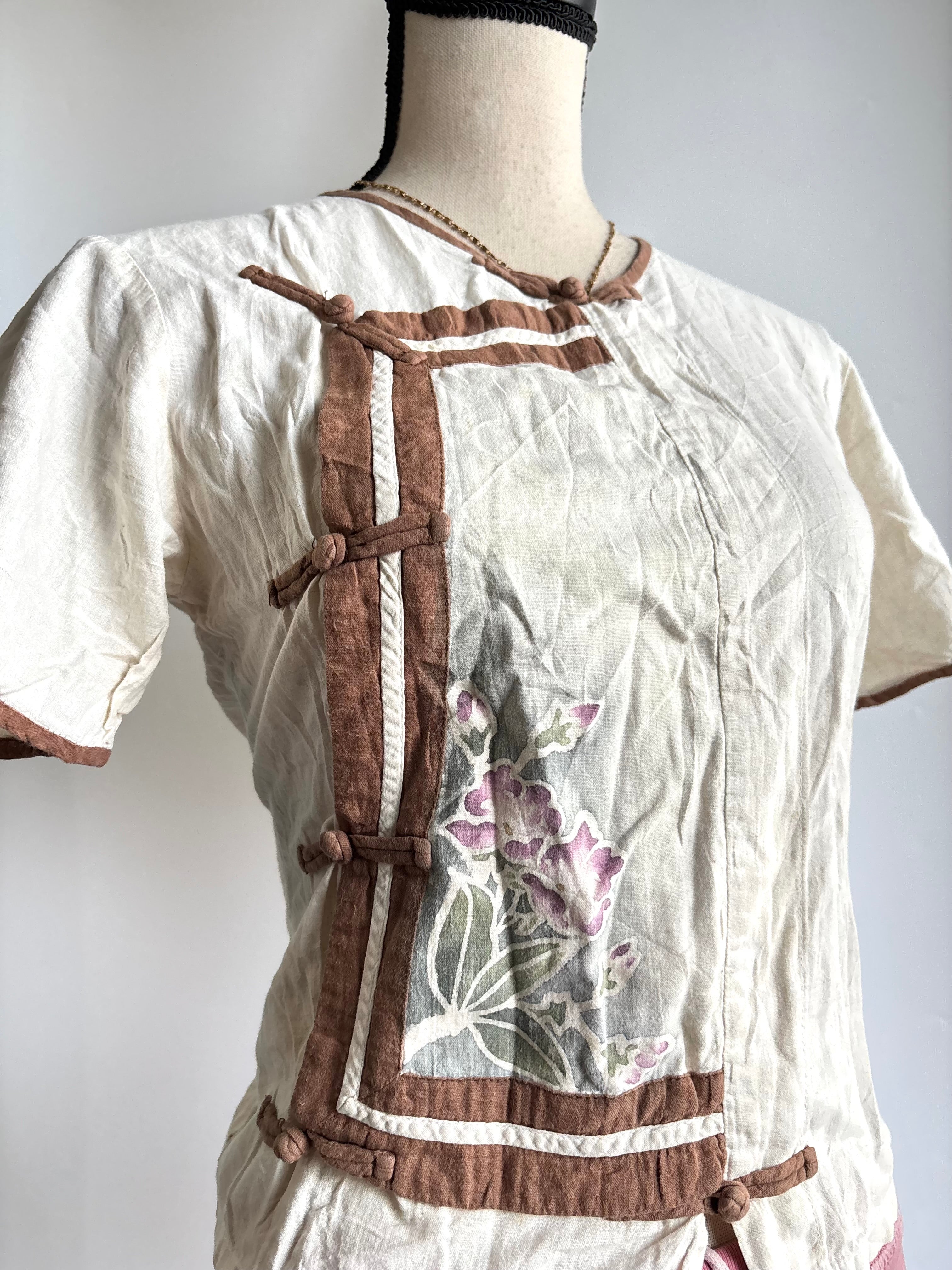 vintage white top