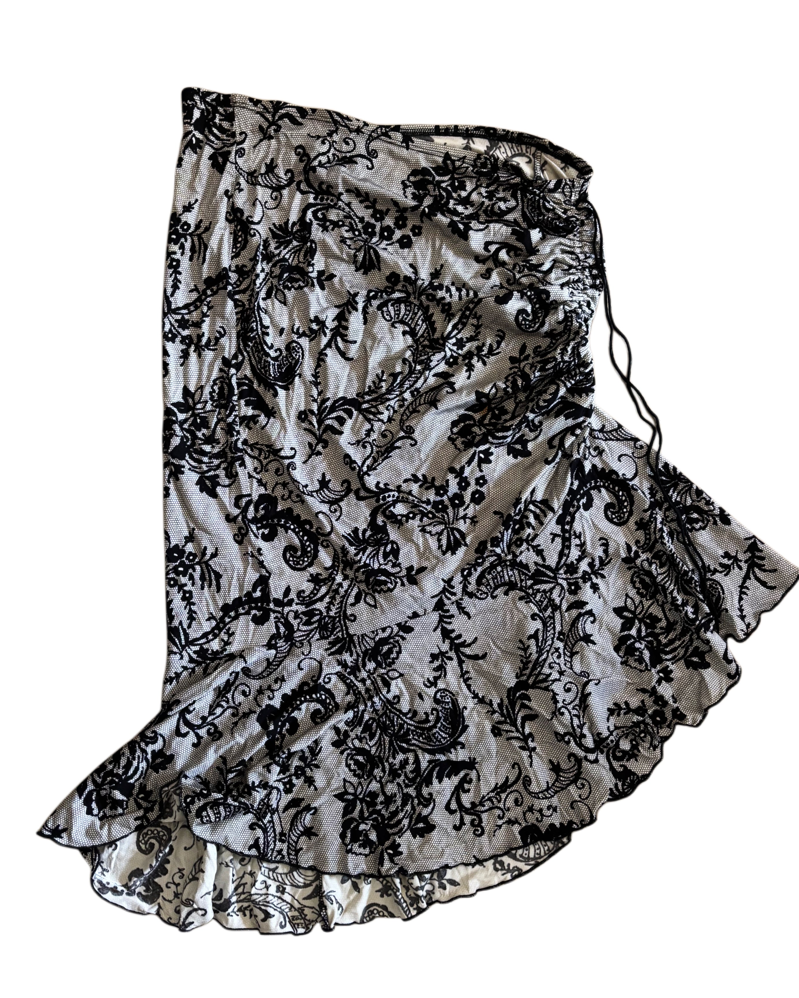 Vintage asymmetrical skirt