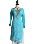 Y2k blue kurti