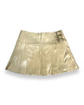 butter yellow skirt