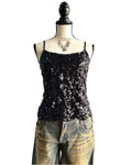 black sequins top