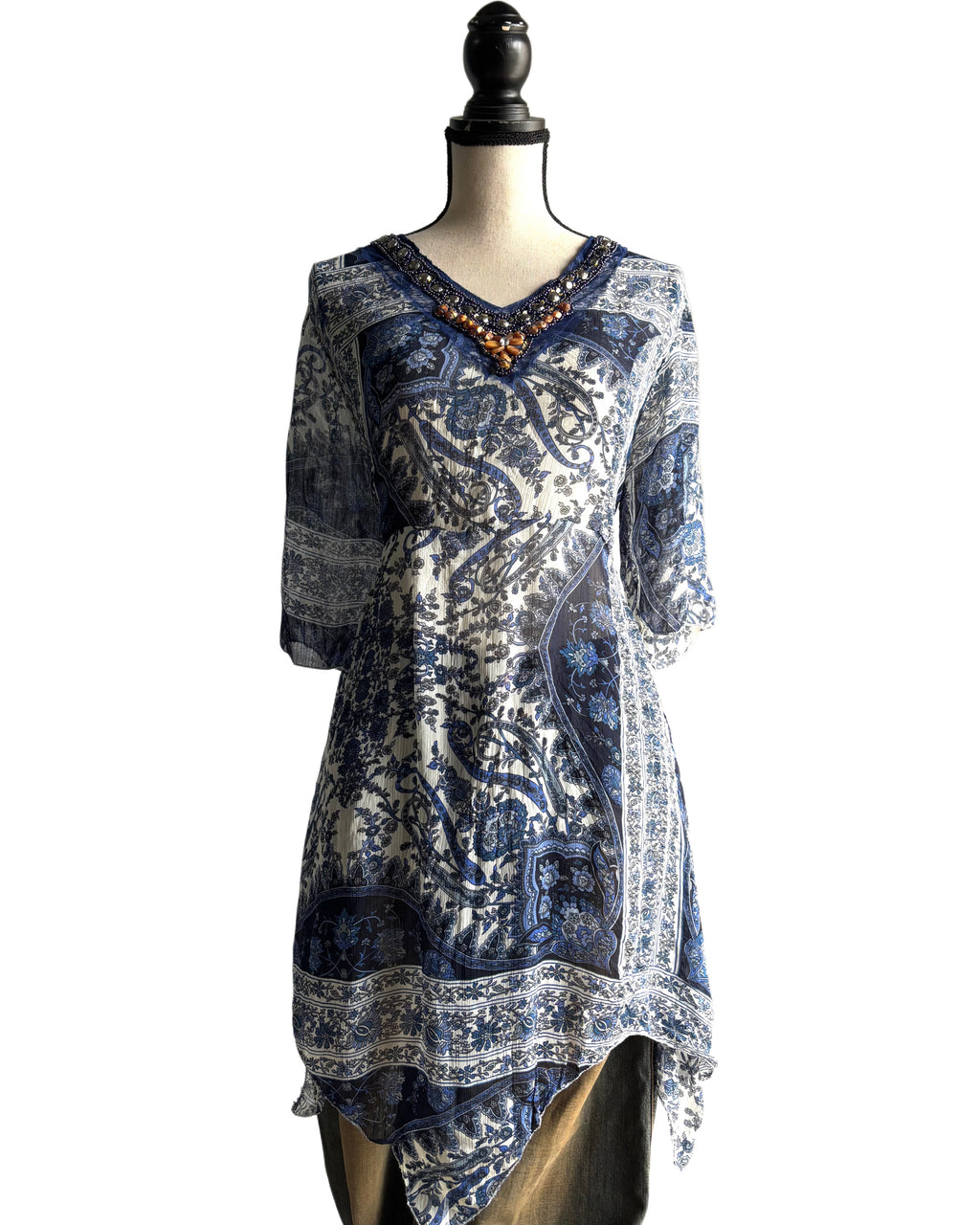 desi asymmetrical kurti