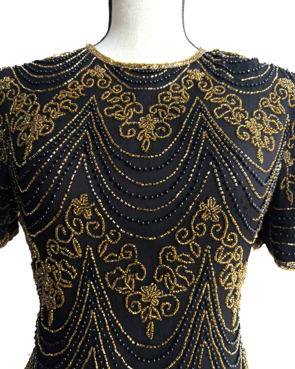 Vintage beaded top
