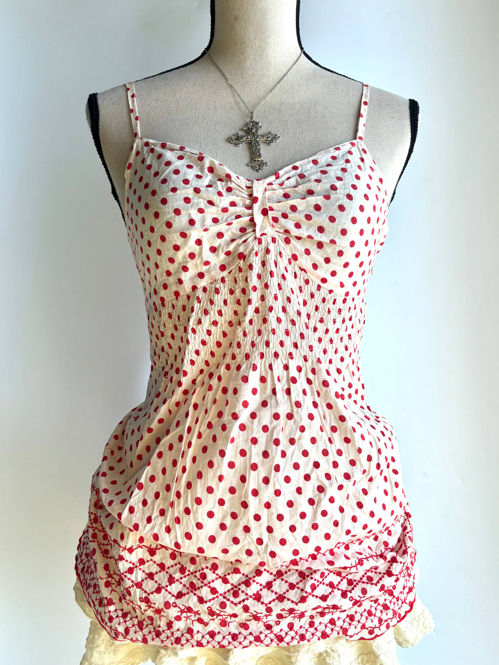 Polka dot cami