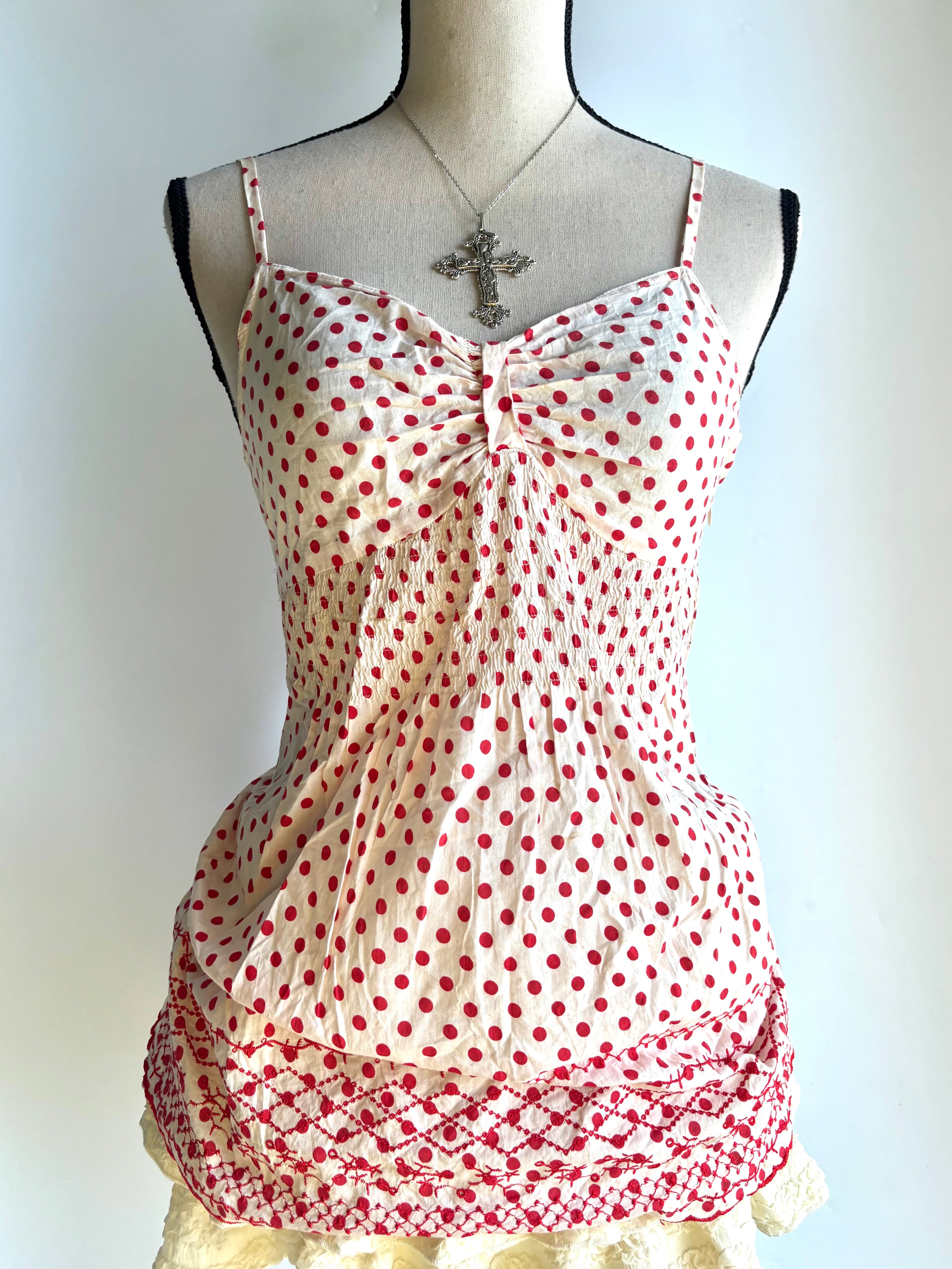 Polka dot cami