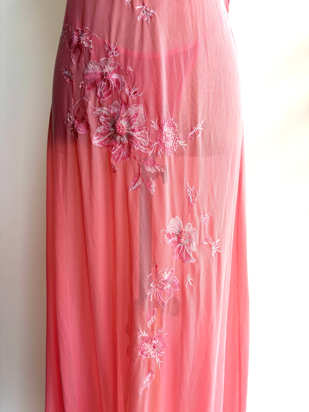 Vintage style mesh dress