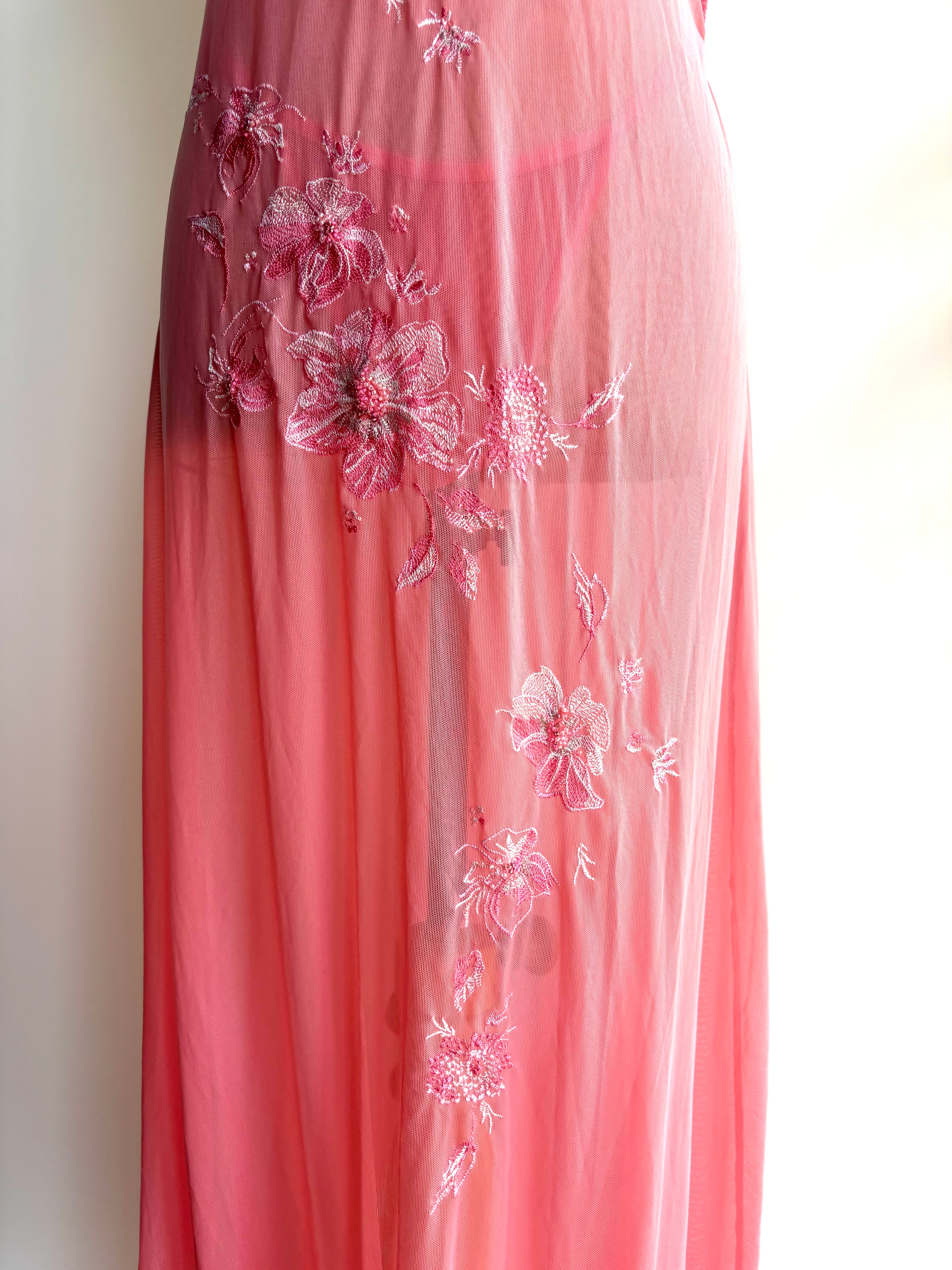 Vintage style mesh dress