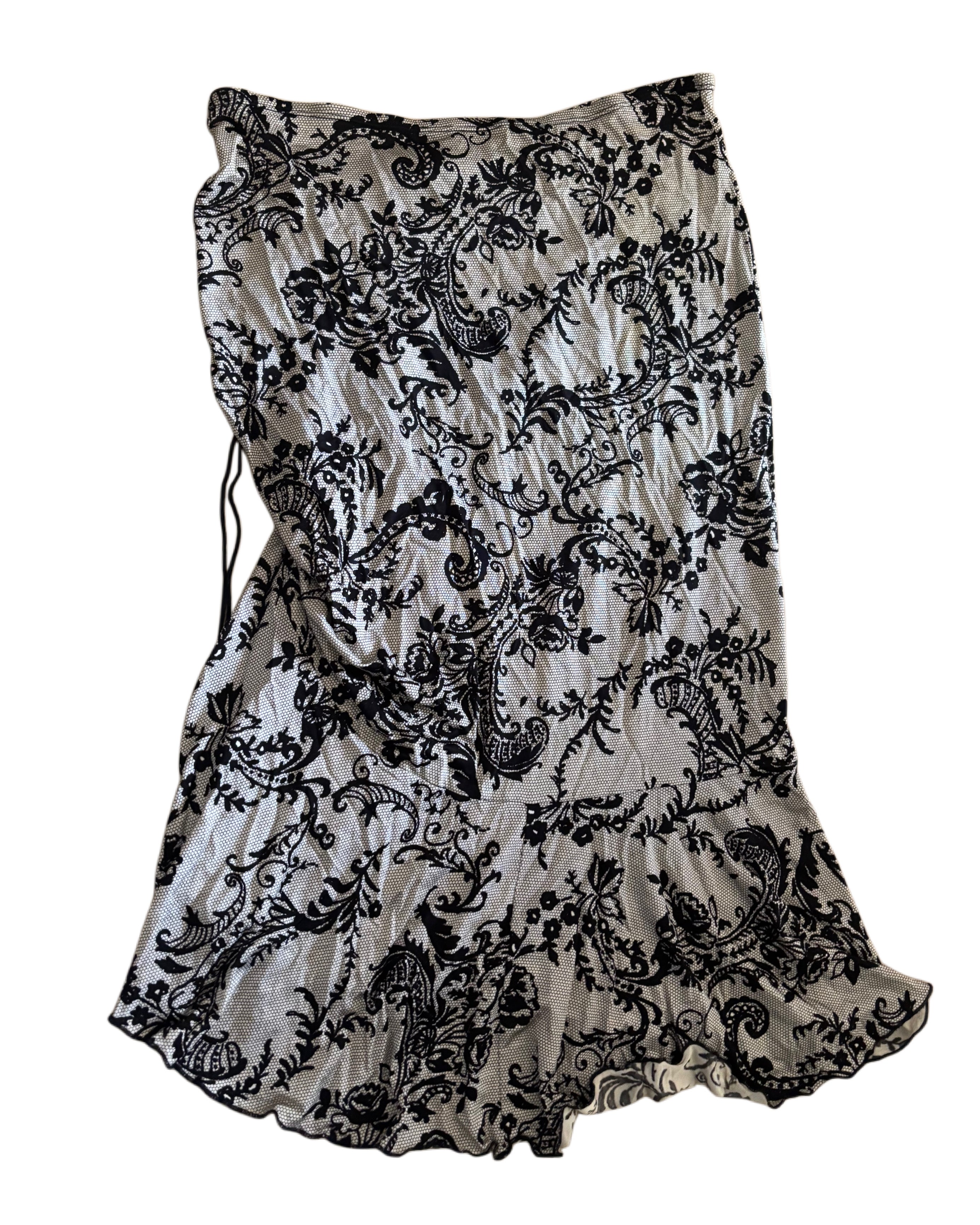 Vintage asymmetrical skirt