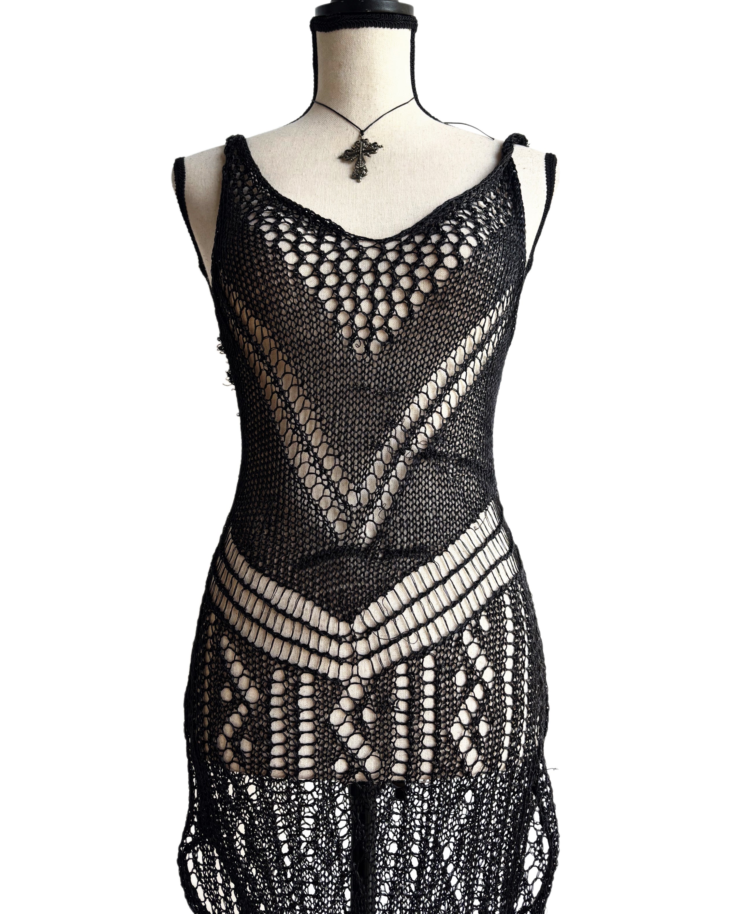 Net black cover up