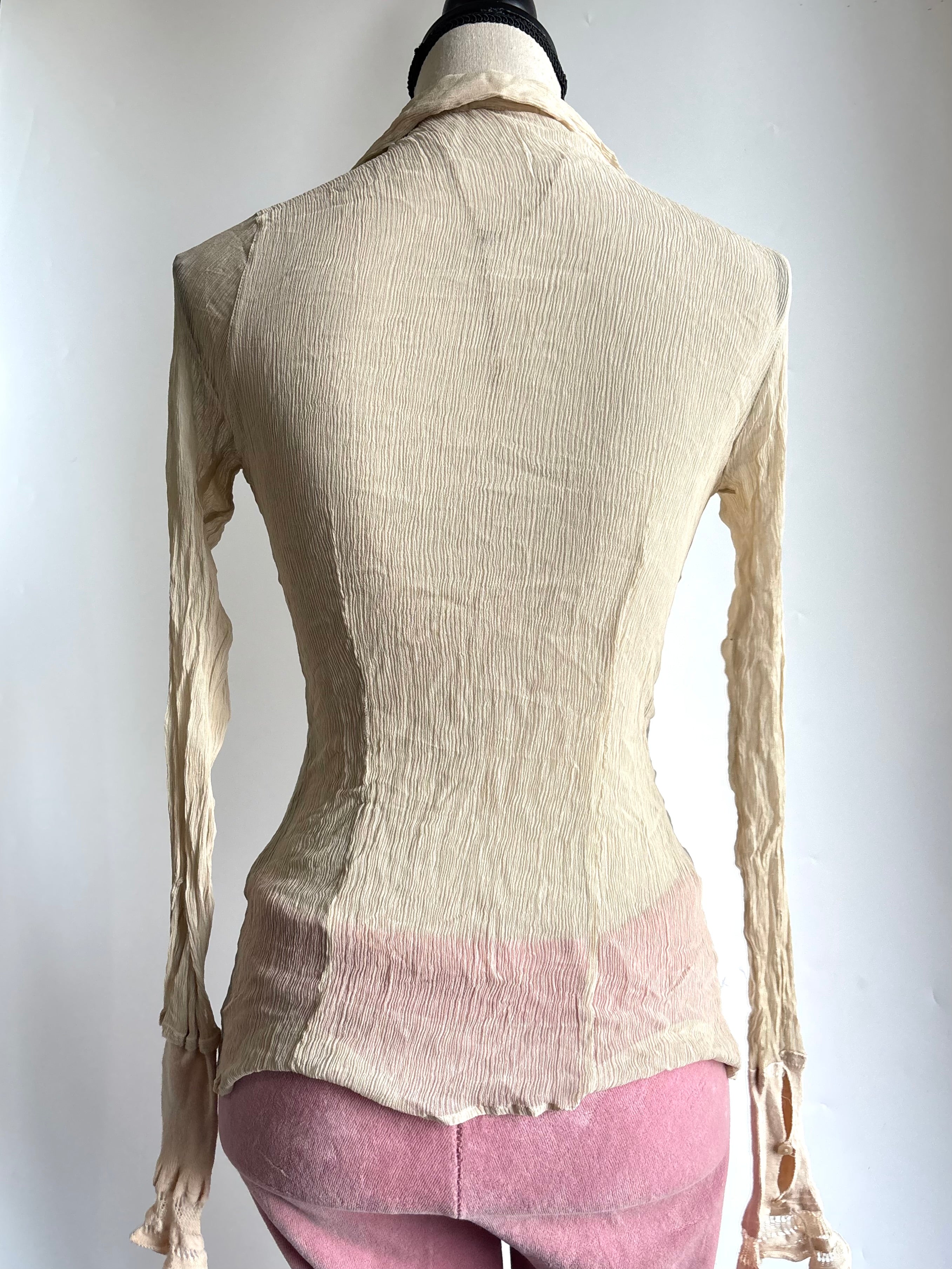 mesh fitted top