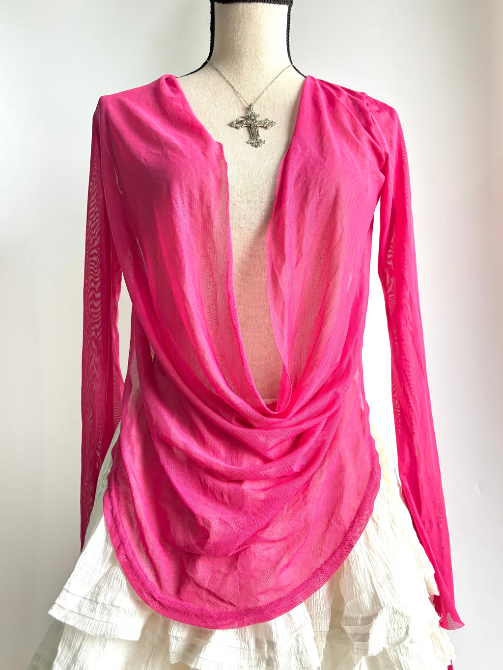 Y2k pink cover up