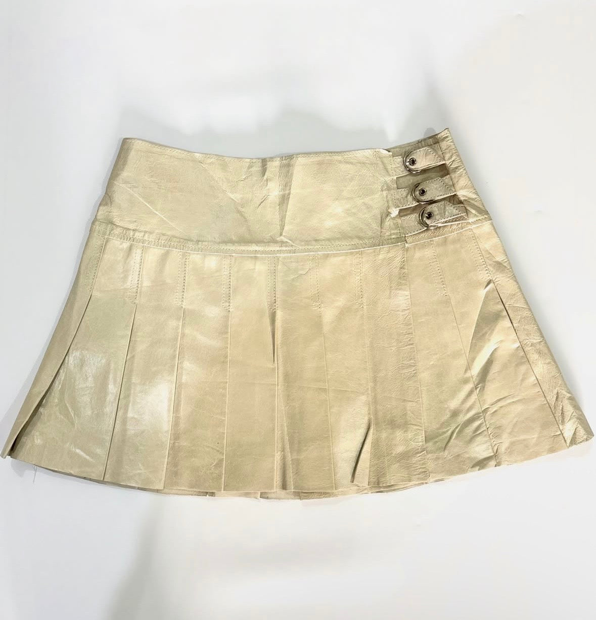 butter yellow skirt