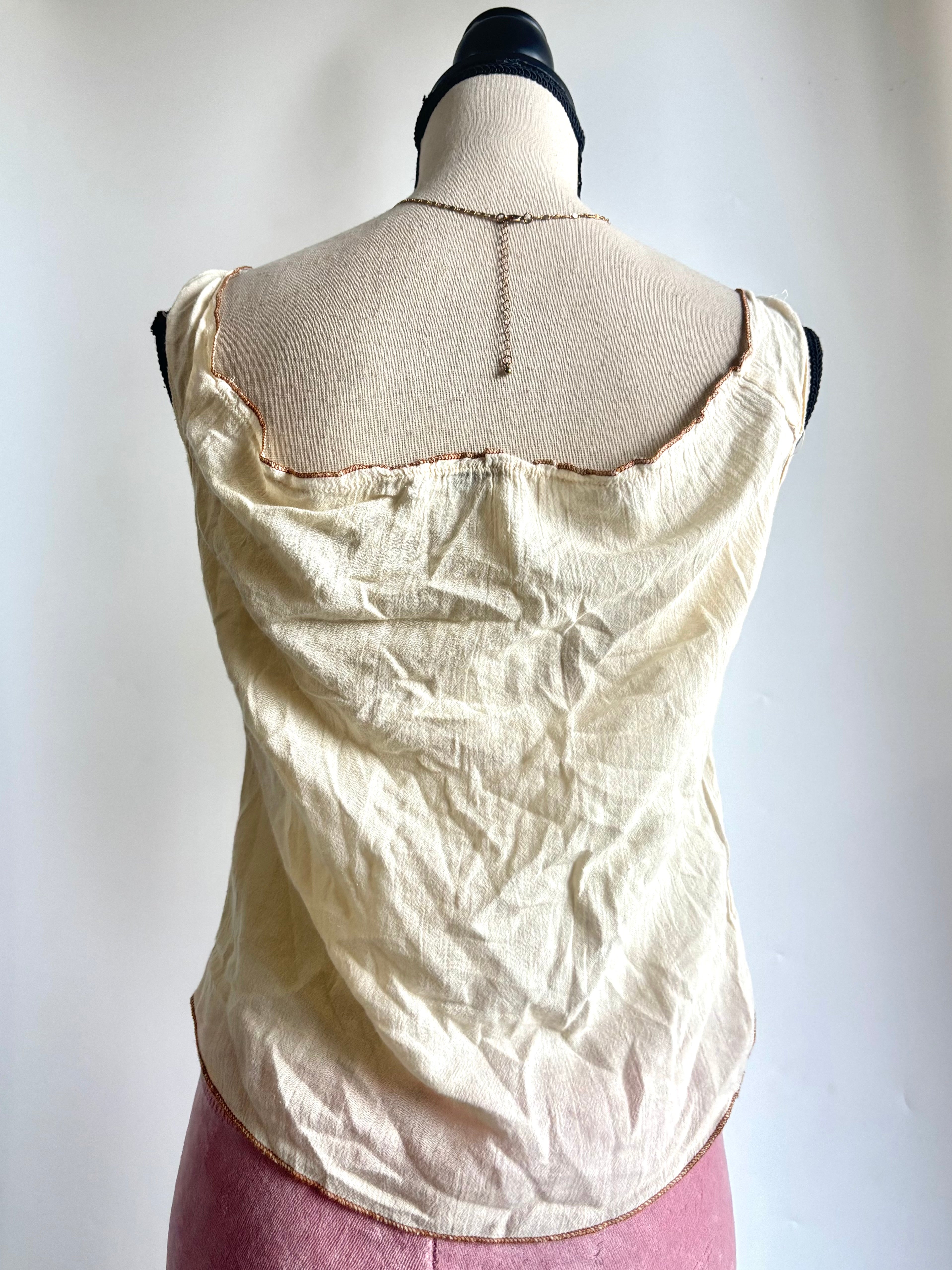 vintage white top