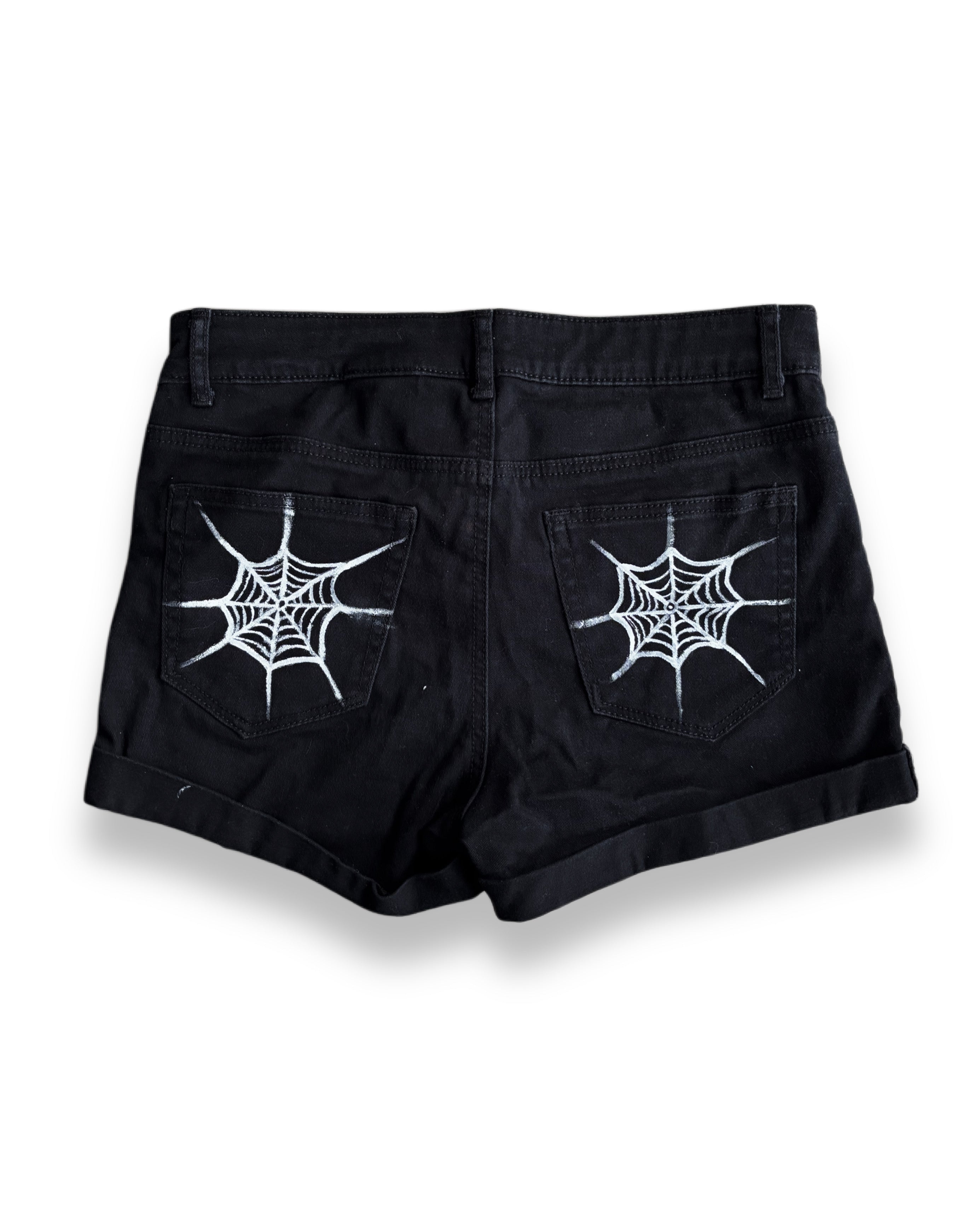 gothic style micro shorts