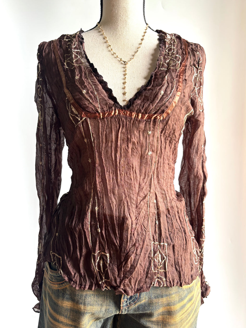 Vintage fitted top