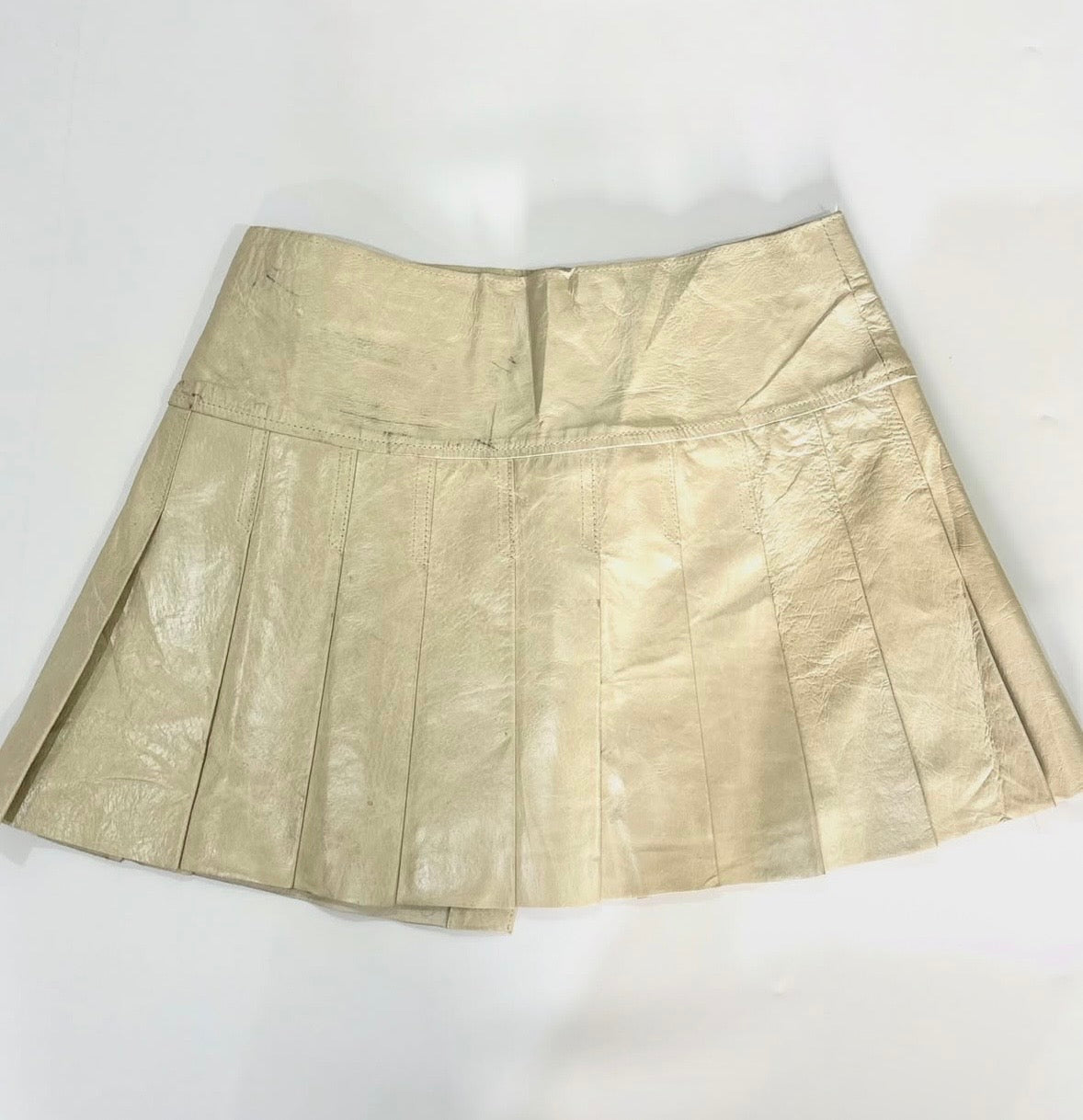 butter yellow skirt